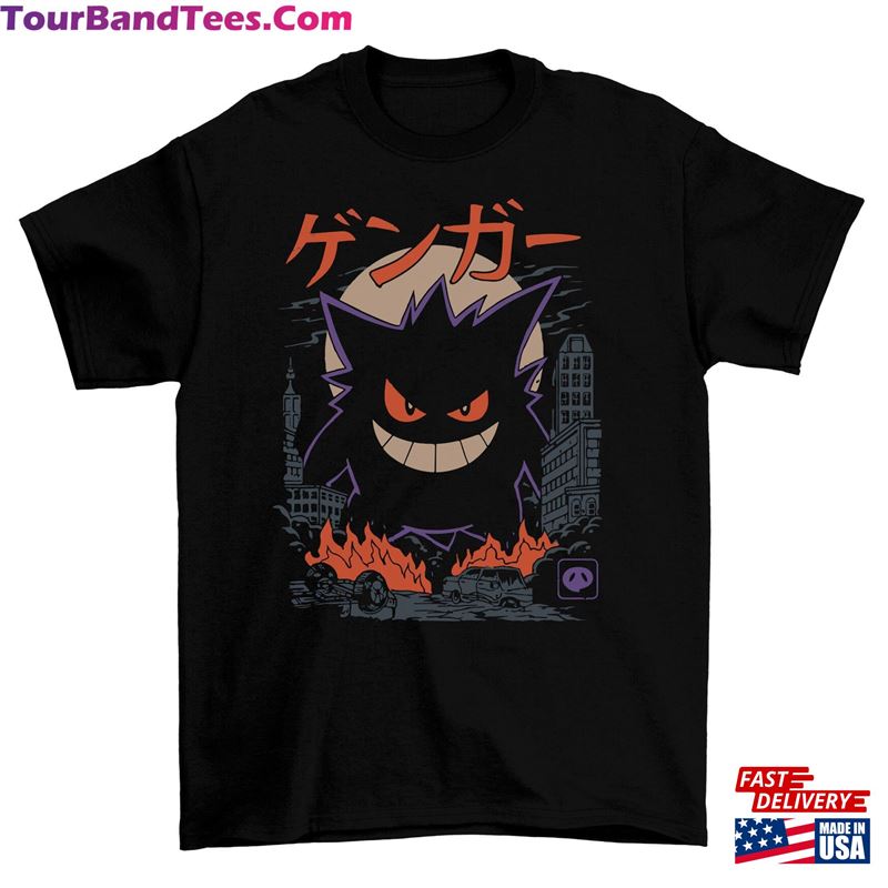 Gengar Monster Men’S T-Shirt Unisex Graphic Novelty Tee Shirt Nerd Geek Top Kaiju Themed Shirts Hoodie 29Uf141635 – Utopia Fashion