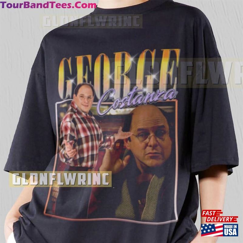 George Contanza Shirt American Actor Movie Character Jason Alexander T Grapich Tee Vintage T-Shirt Unisex 29Uf123818 – Utopia Fashion