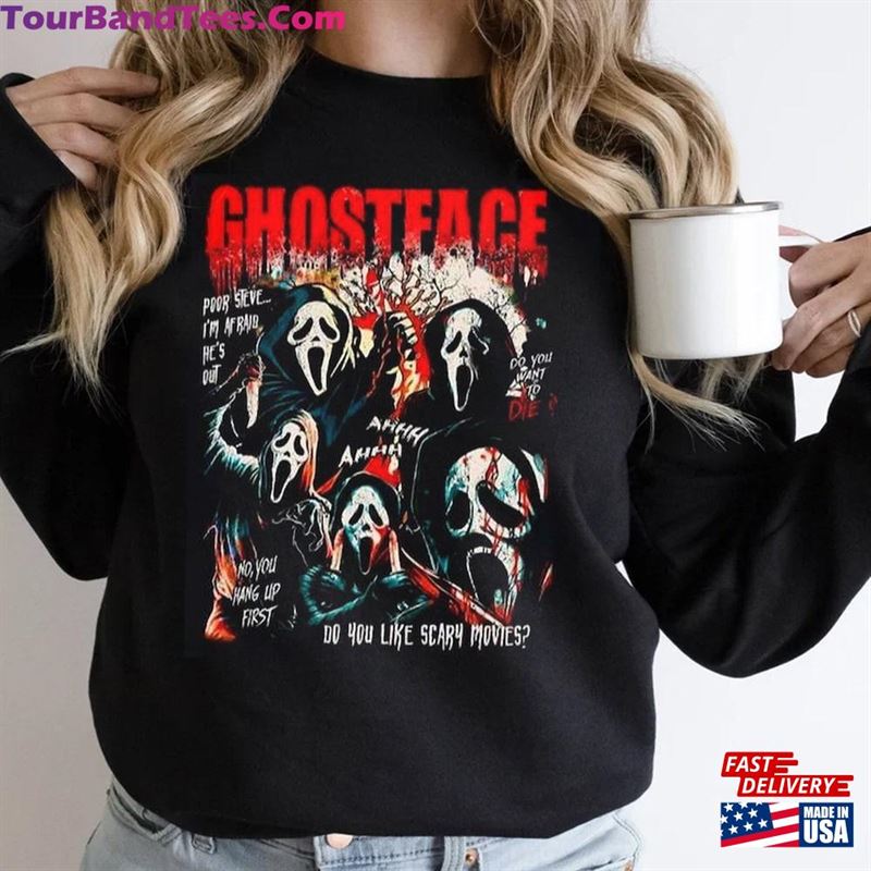 Ghostface Shirt Halloween Horror Movie Sweatshirt Hoodie 29Uf131947 – Utopia Fashion