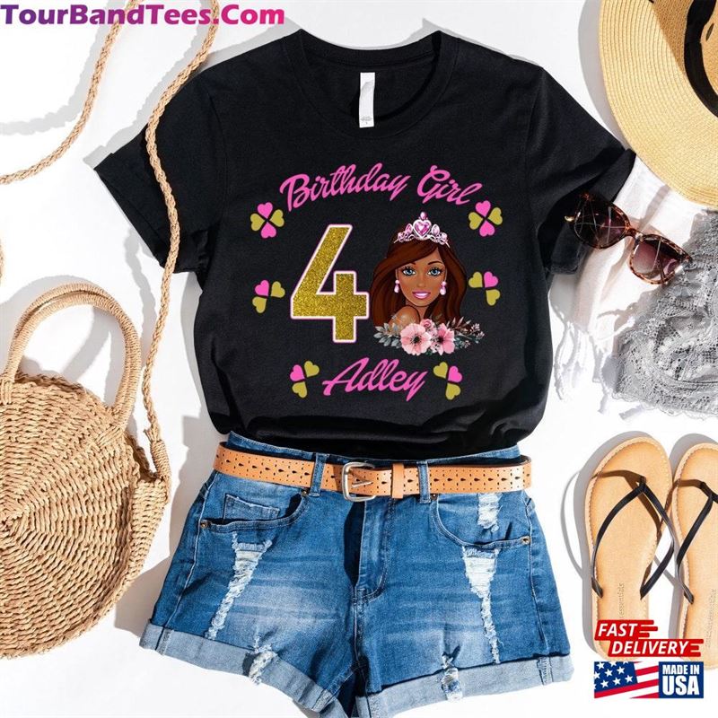 Girl Birthday Personalized Shirt Custom Blonde Classic T-Shirt 29Uf136532 – Utopia Fashion