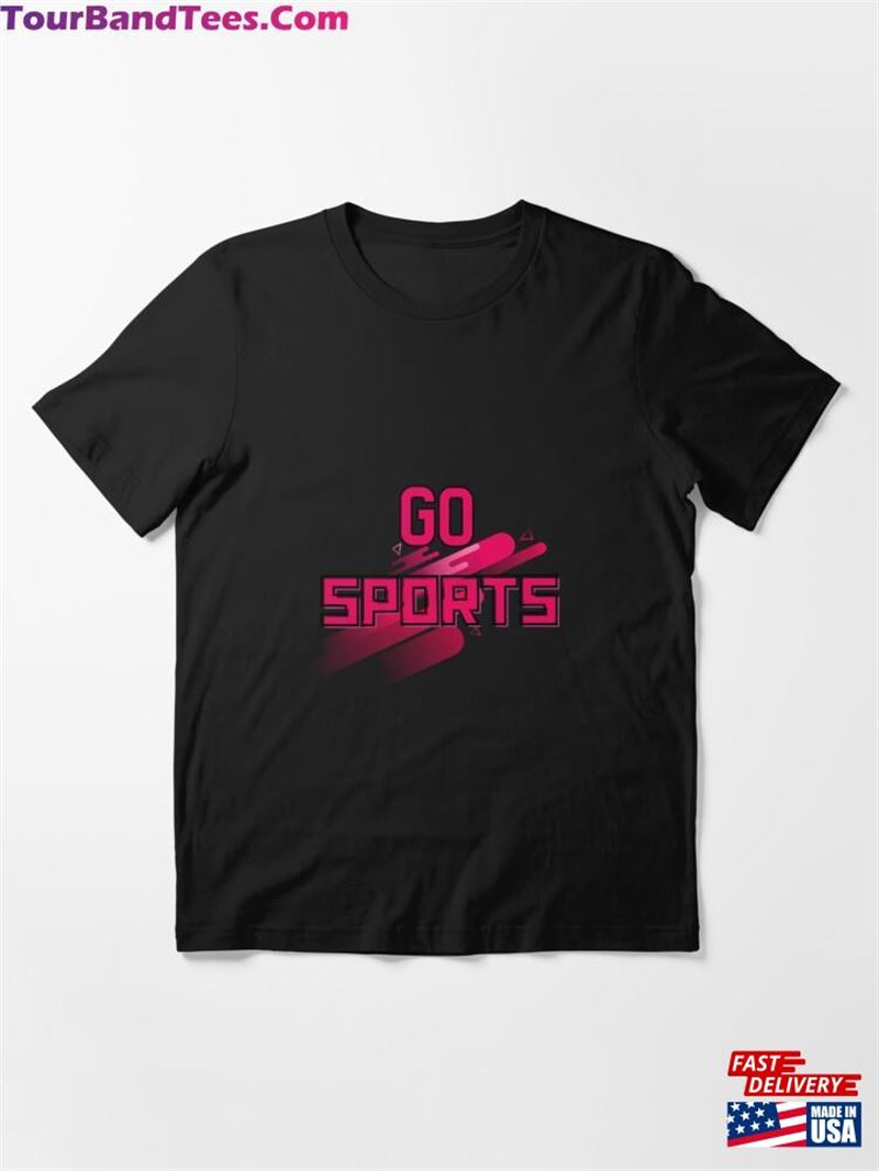 Go Sports Different Font Styles Essential T-Shirt Hoodie 29Uf118872 – Utopia Fashion