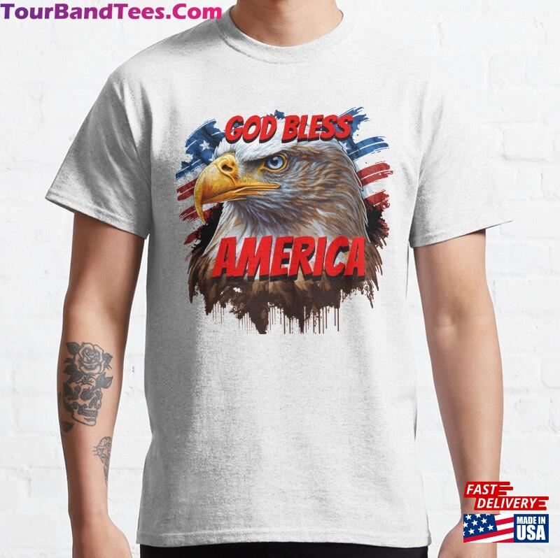 God Bless America Classic T-Shirt Sweatshirt 29Uf141337 – Utopia Fashion