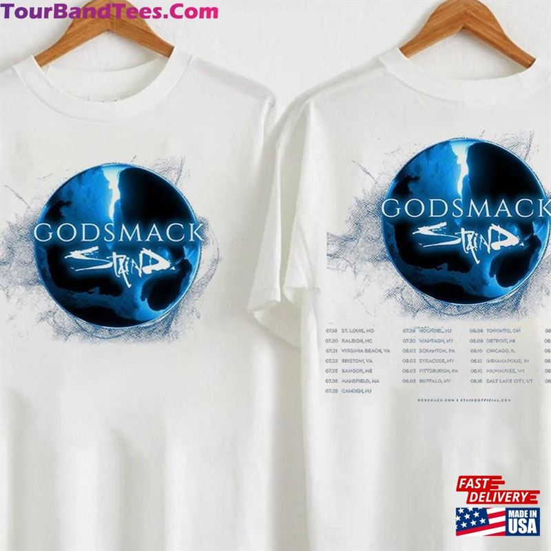 Godsmack With Staind Tour Shirt Band Fan Unisex T-Shirt 29Uf119073 – Utopia Fashion