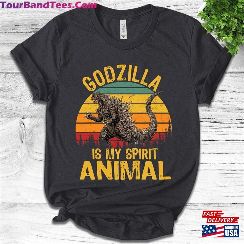 Godzilla Is My Spirit Animal Shirt Retro Movie Vintage Unisex Hoodie 29Uf122072 – Utopia Fashion