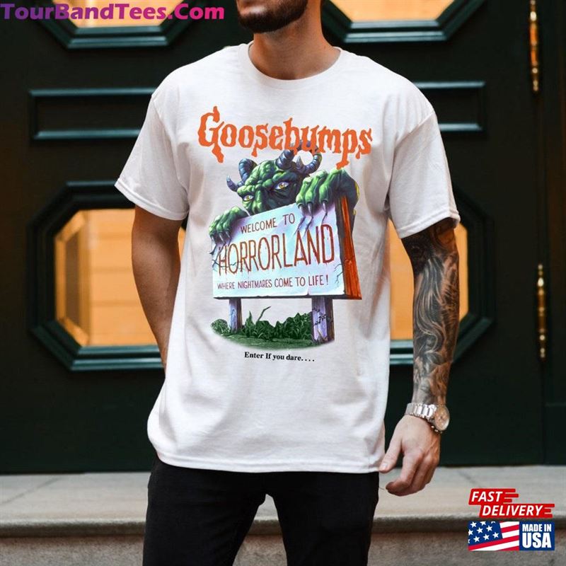 Goosebumps Halloween Shirt Vintage Horrorland Sweatshirt Unisex 29Uf131459 – Utopia Fashion