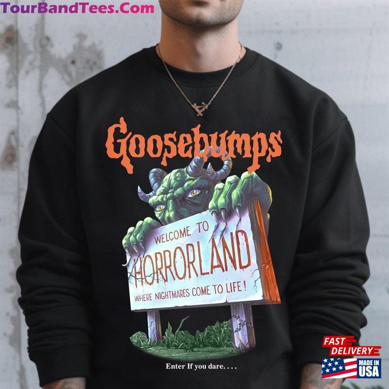 Goosebumps Halloween Shirt Vintage Horrorland Sweatshirt Unisex 29Uf131459 – Utopia Fashion