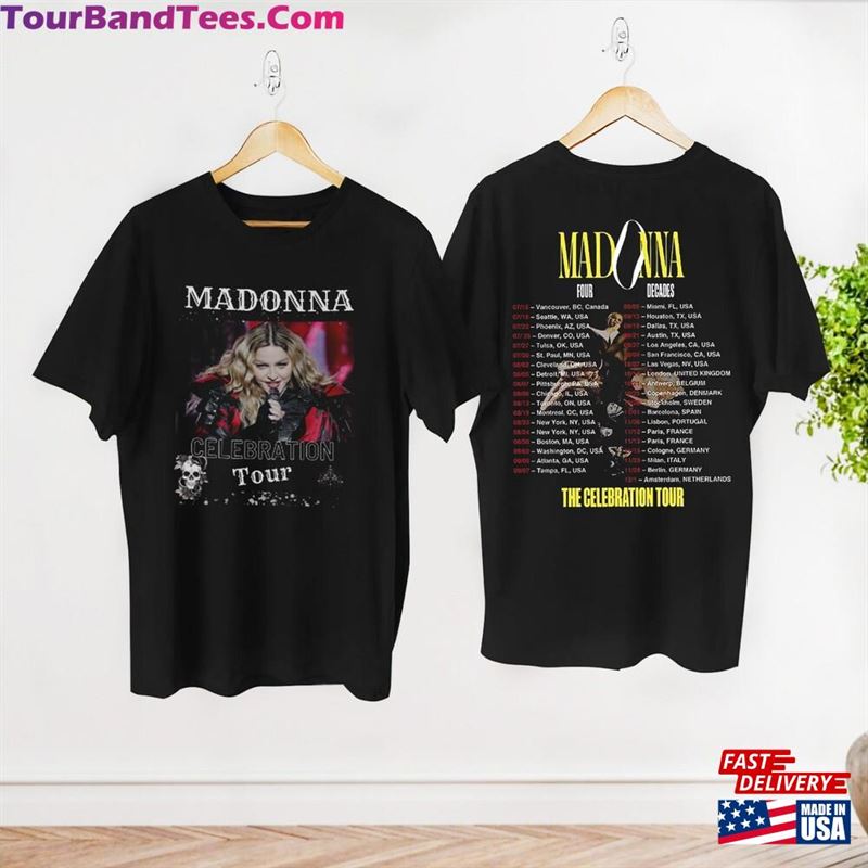 Graphic Madonna Concert Shirt The Celebration Tour Fan Lovers Unisex Classic 29Uf118376 – Utopia Fashion