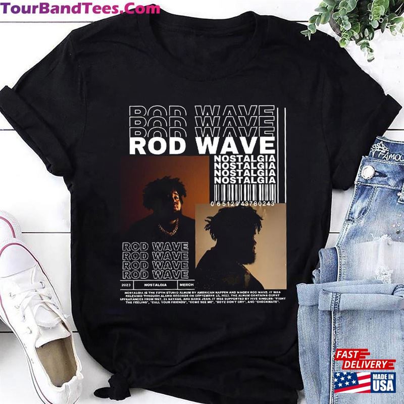 Graphic Rod Wave Signature Shirt Nostalgia Tour 90S Vintage Hoodie T-Shirt 29Uf124045 – Utopia Fashion