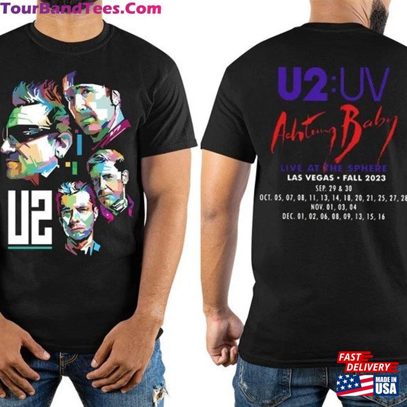 Graphic U2 Band Unisex Shirt Achtung Baby Live At Sphere Classic Rock Tour Hoodie 29Uf123476 – Utopia Fashion