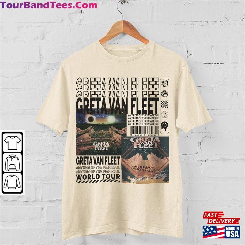 Greta Van Fleet Music Shirt Merch Vintage Starcatcher World Tour Tickets Album Anthem Of The Peaceful Y2K 90S Gift For Fan L905M Classic Unisex 29Uf124421 – Utopia Fashion