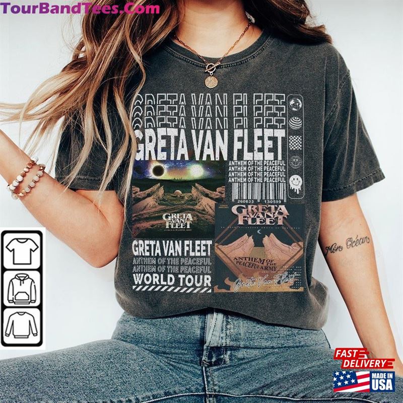 Greta Van Fleet Music Shirt Merch Vintage Starcatcher World Tour Tickets Album Anthem Of The Peaceful Y2K 90S Gift For Fan L905M Classic Unisex 29Uf124421 – Utopia Fashion