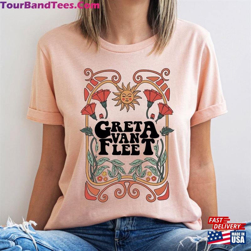 Greta Van Fleet Shirt Sweatshirt Floral Retro Hoodie Classic 29Uf136601 – Utopia Fashion