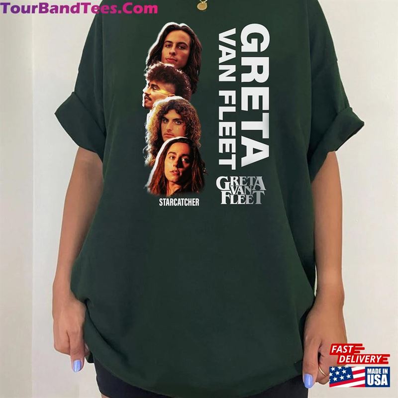 Greta Van Fleet Vintage T-Shirt Rock Band Shirt Album Musician Tee Unisex Hoodie 29Uf131824 – Utopia Fashion