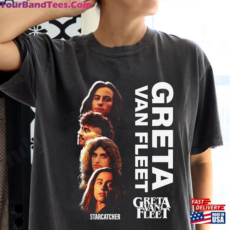 Greta Van Fleet Vintage T-Shirt Rock Band Shirt Album Musician Tee Unisex Hoodie 29Uf131824 – Utopia Fashion