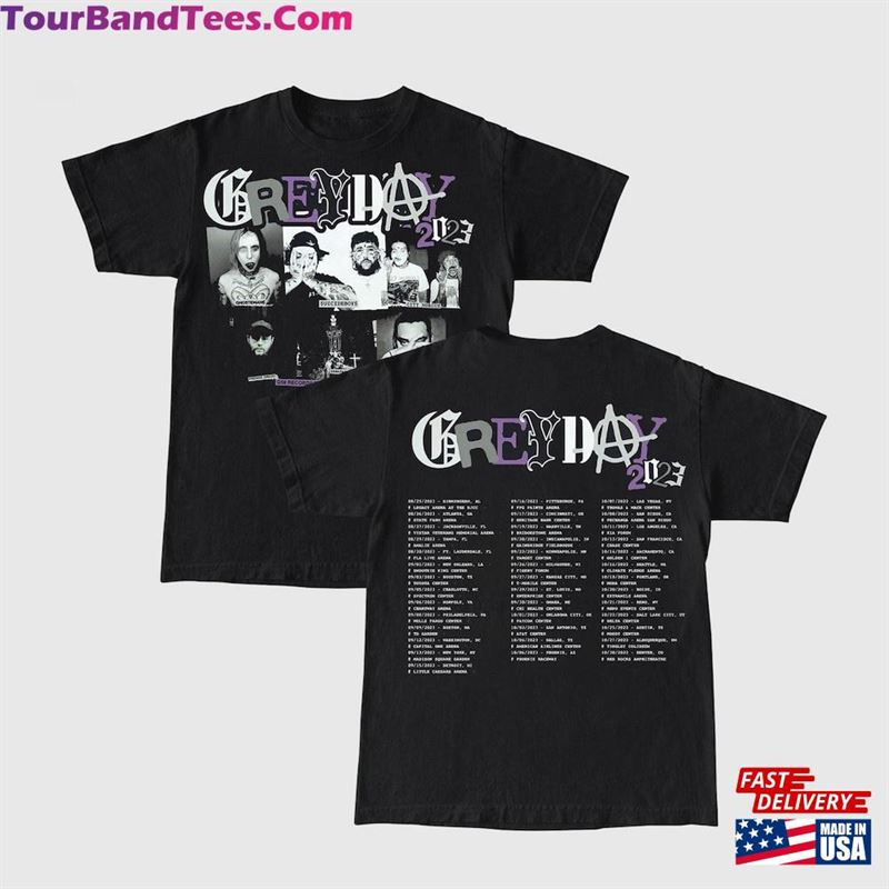 Grey Day Tour Shirt T-Shirt Unisex 29Uf131411 – Utopia Fashion