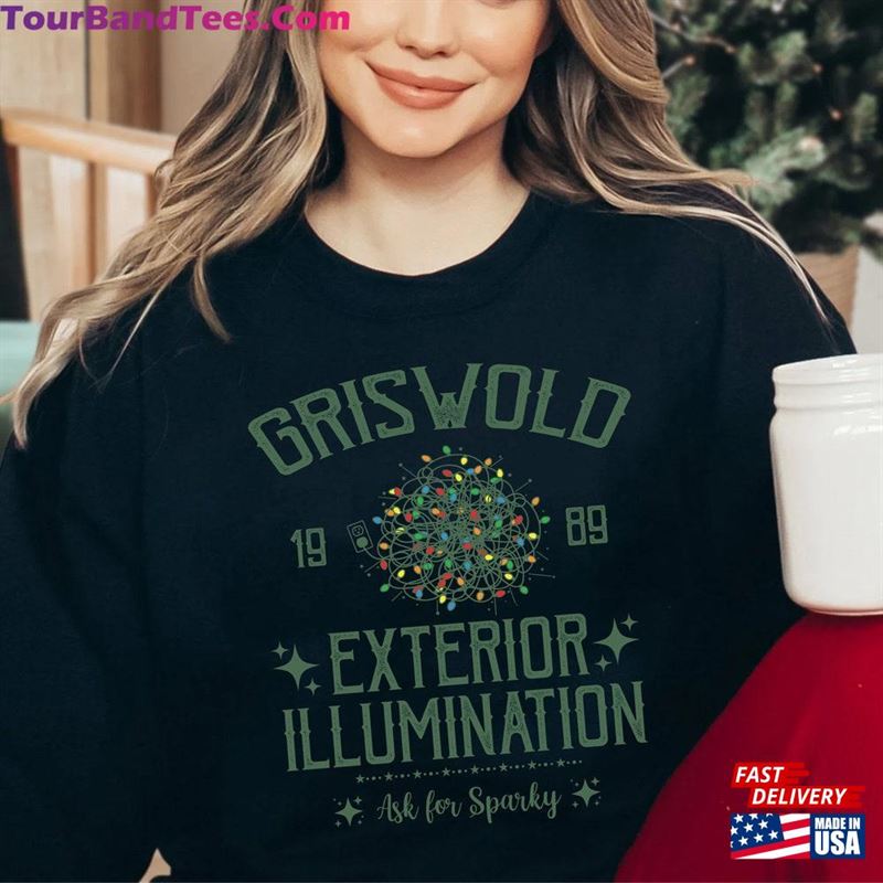 Griswold Family Exterior Illumination Sweatshirt Christmas Lighting Vacation Retro 80S Gift Movie Shirt Unisex Hoodie 29Uf122406 – Utopia Fashion