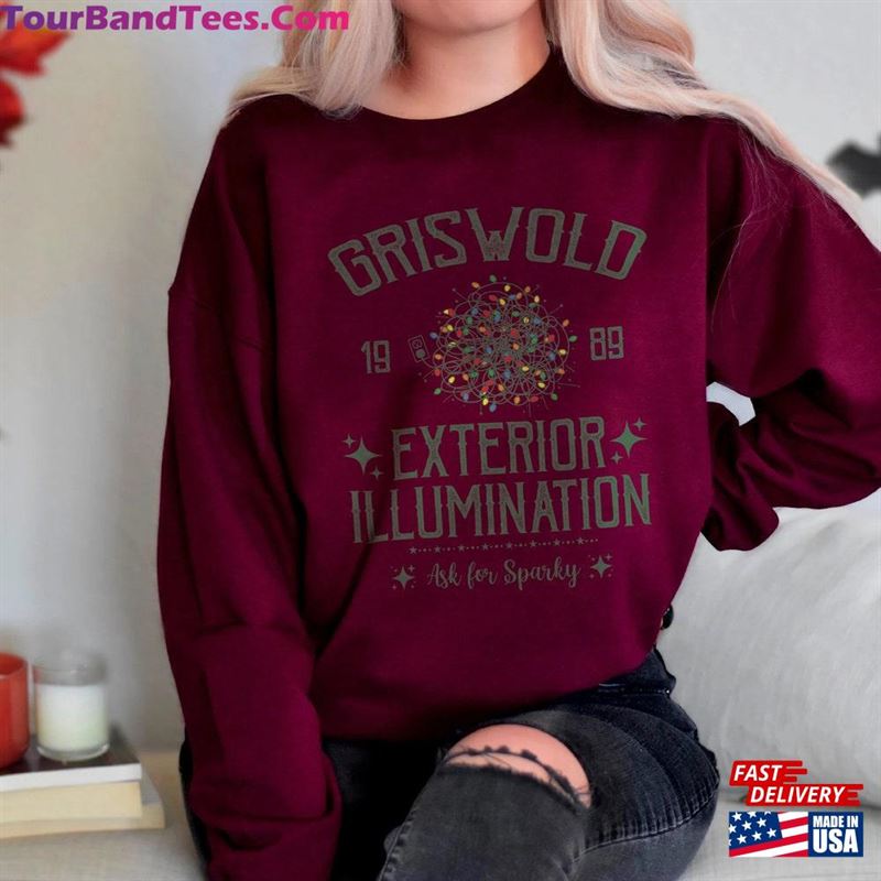 Griswold Family Exterior Illumination Sweatshirt Christmas Lighting Vacation Retro 80S Gift Movie Shirt Unisex Hoodie 29Uf122406 – Utopia Fashion