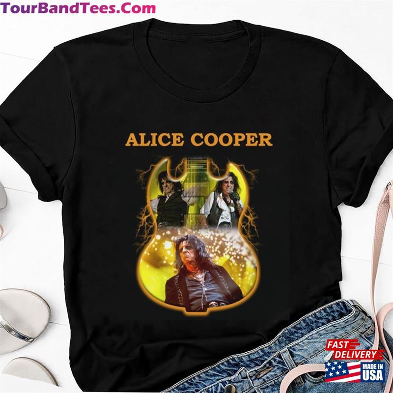 Guitar Alice Cooper Graphic Shirt Tour Rock Music Sweatshirt Hoodie 29Uf131638 – Utopia Fashion