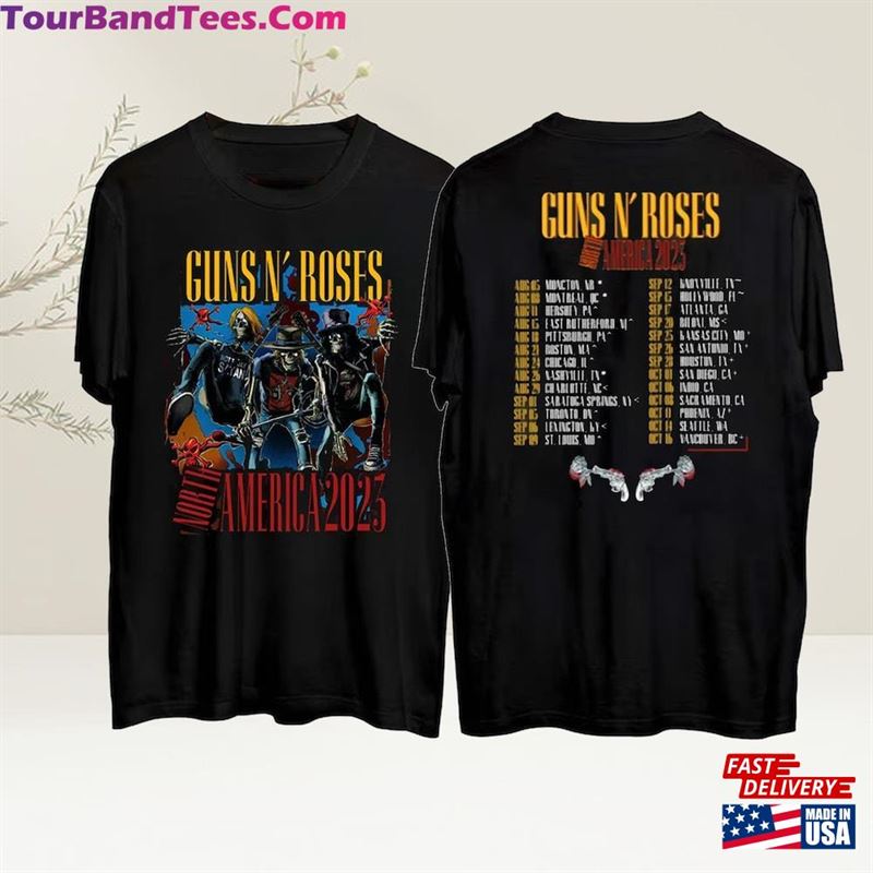 Guns N’Roses North America Tour Shirt Sweatshirt Unisex 29Uf123641 – Utopia Fashion