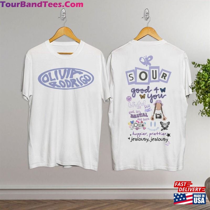 Guts Tour 2Sided Shirt Olivia Rodrigo Merch Album Tracklist Hoodie Classic Unisex 29Uf136826 – Utopia Fashion