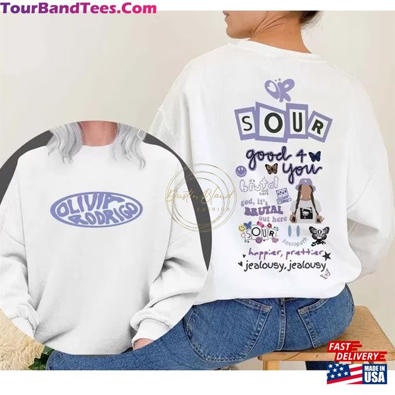 Guts Tour 2Sided Shirt Olivia Rodrigo Merch Album Tracklist Hoodie Classic Unisex 29Uf136826 – Utopia Fashion