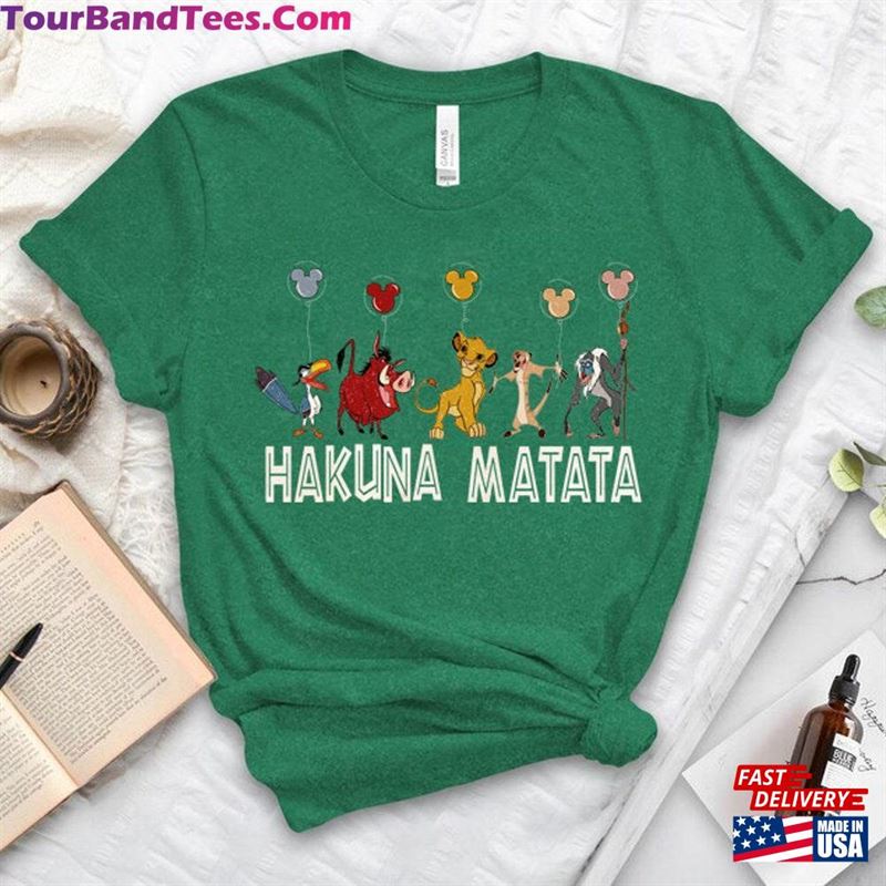 Hakuna Matata Shirt Disney Family Trip Sweatshirt T-Shirt 29Uf122113 – Utopia Fashion