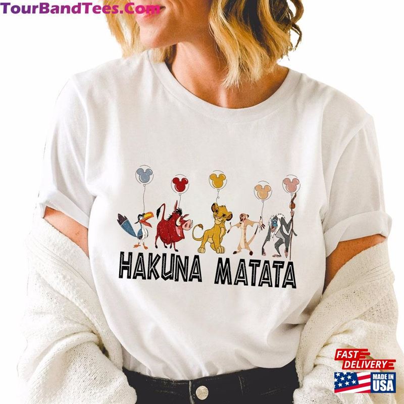 Hakuna Matata Shirt Disney Family Trip Sweatshirt T-Shirt 29Uf122113 – Utopia Fashion