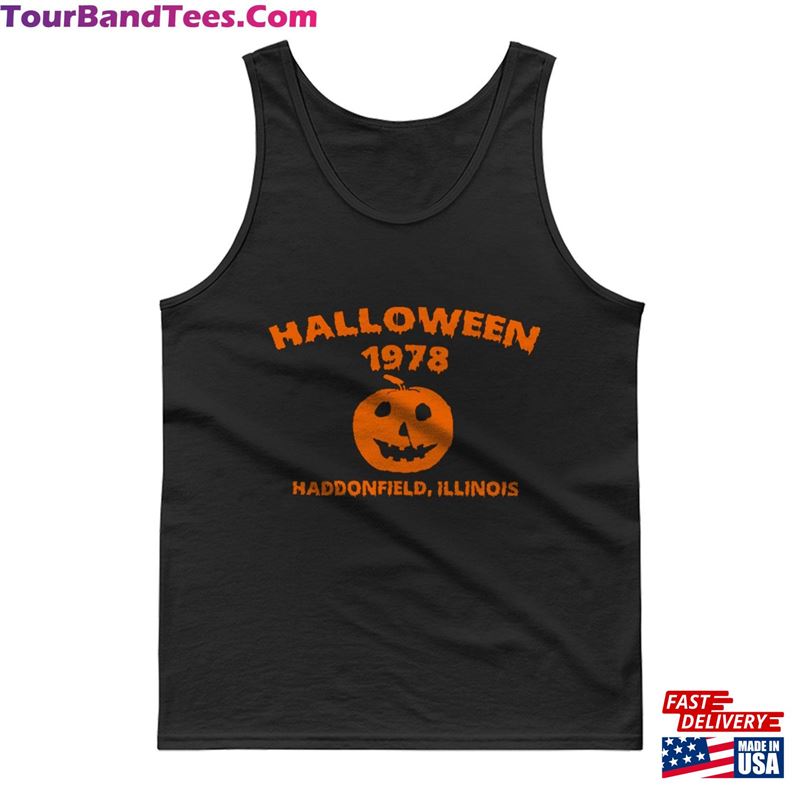 Halloween Michael Myers Jamie Lee Curtis Horror Movie Haddonfield Tank Top Sweatshirt Classic 29Uf136695 – Utopia Fashion