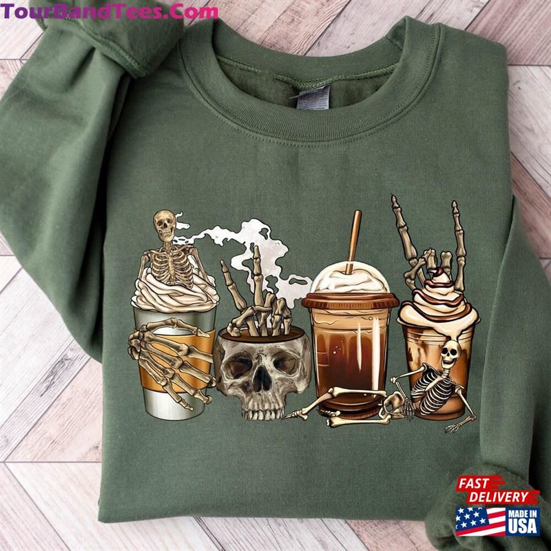 Halloween Horror Coffee Sweatshirt Movie Hoodie Unisex 29Uf131993 – Utopia Fashion