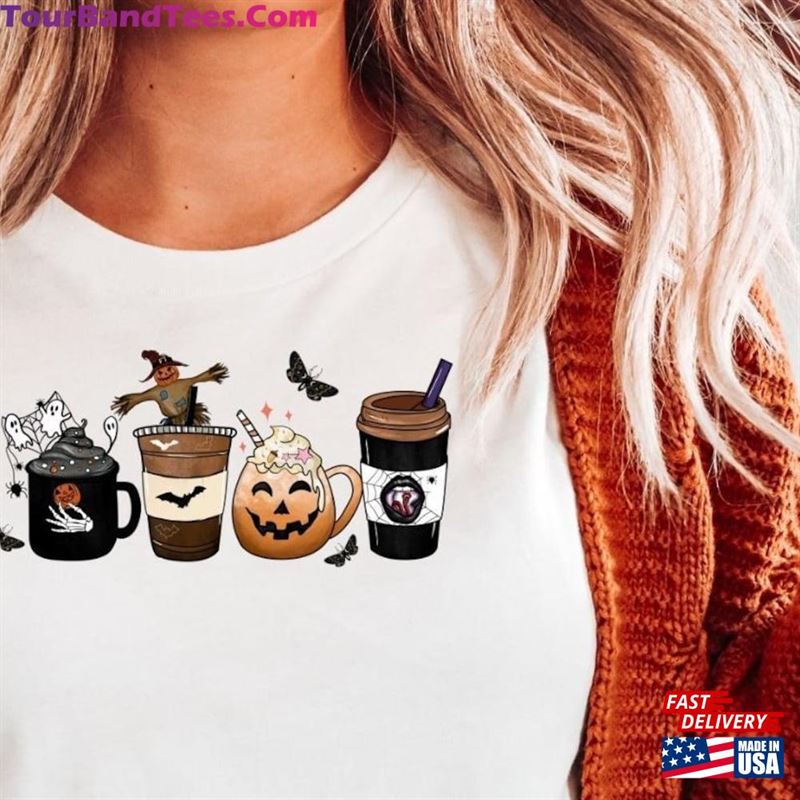 Halloween Horror Coffee T-Shirt Movie Shirt Sweatshirt Unisex 29Uf122969 – Utopia Fashion