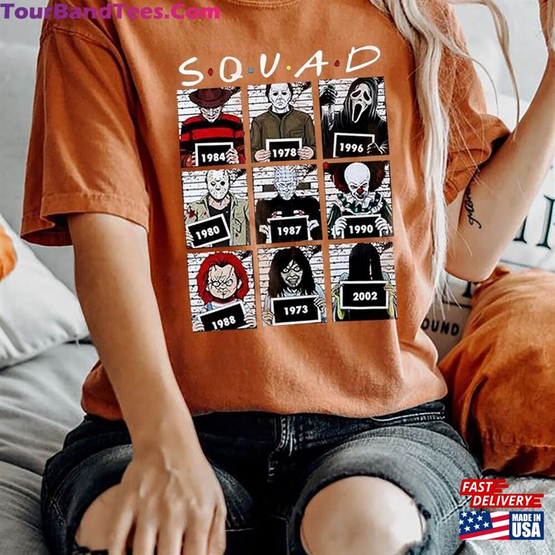 Halloween Squad T-Shirt Horror Movies Shirt Party Classic Sweatshirt 29Uf131714 – Utopia Fashion