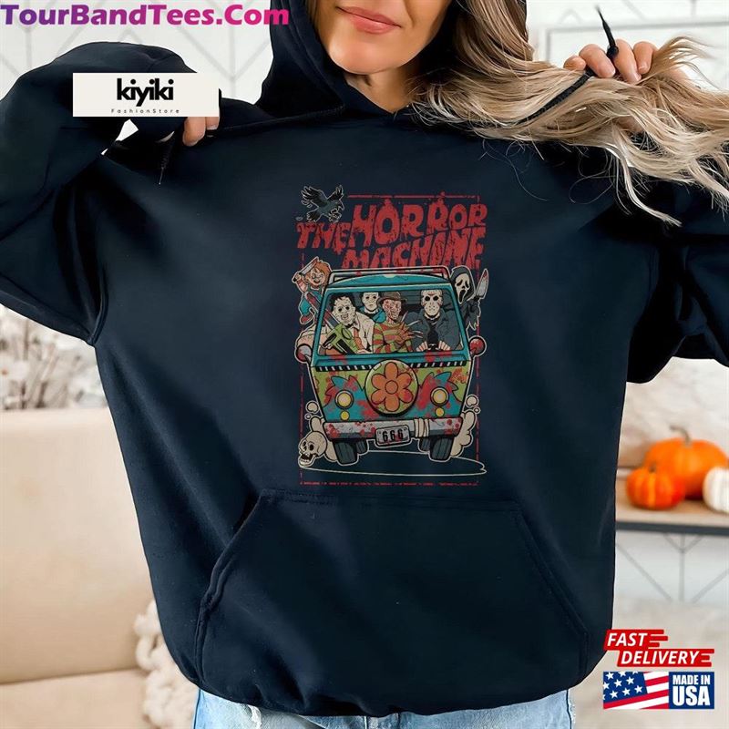 Halloween The Horror Machine Shirt Chucky Michael Myers Jason Voorhees Unisex Hoodie Movie Tee Classic 29Uf131795 – Utopia Fashion