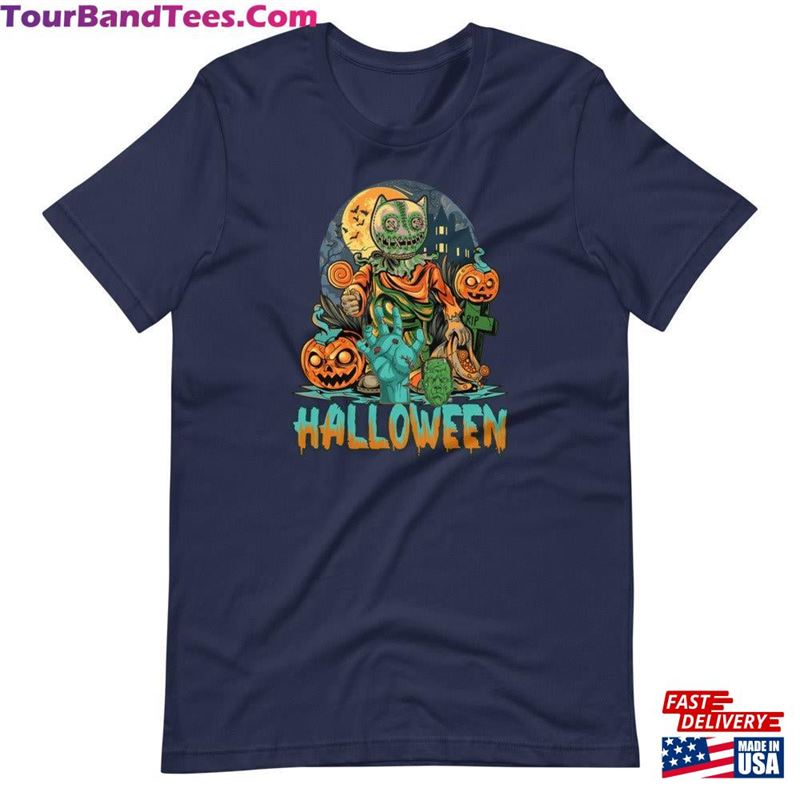 Halloween Unisex T-Shirt Pumpkin Fall Shirts Night Massacre Tees 29Uf131894 – Utopia Fashion