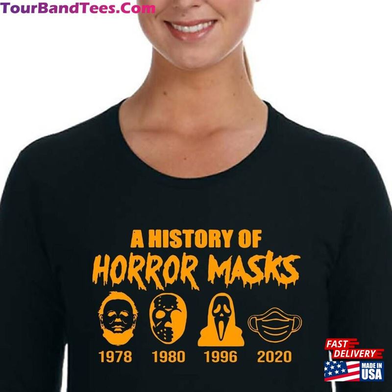 Happy Halloween Black Longsleeve Shirt Horror Movie Mask Trick Or Treat Svg Long Sleeve T-Shirt Sweatshirt 29Uf131424 – Utopia Fashion