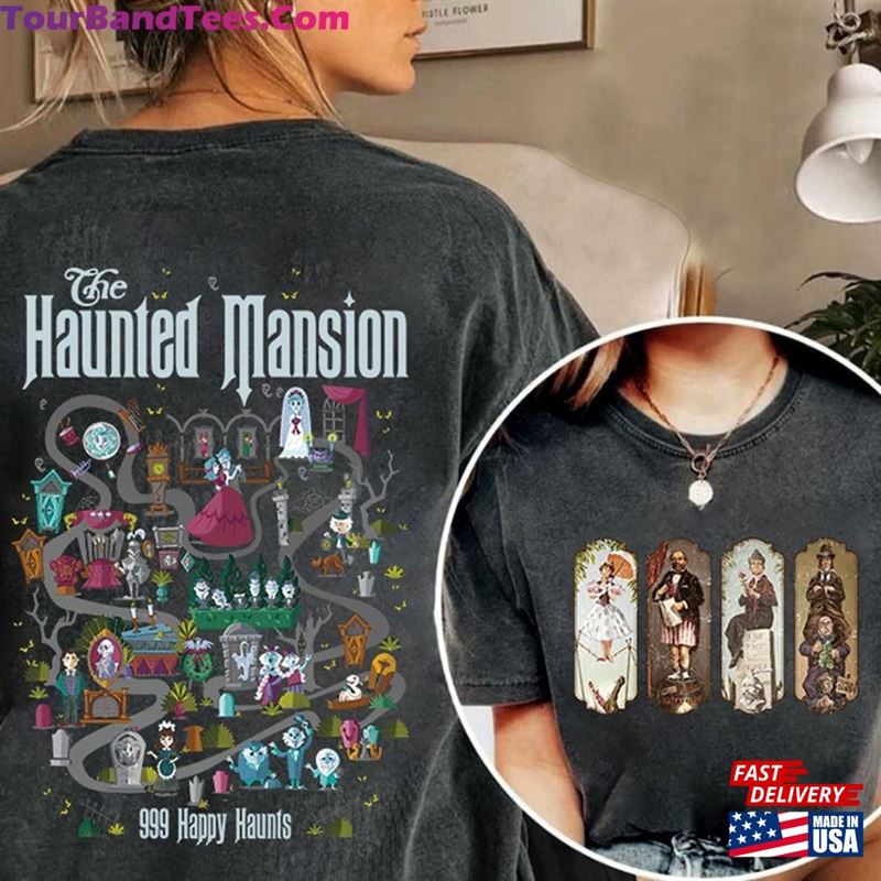 Haunted Mansion Shirt The Map Retro Halloween Classic Unisex 29Uf123802 – Utopia Fashion