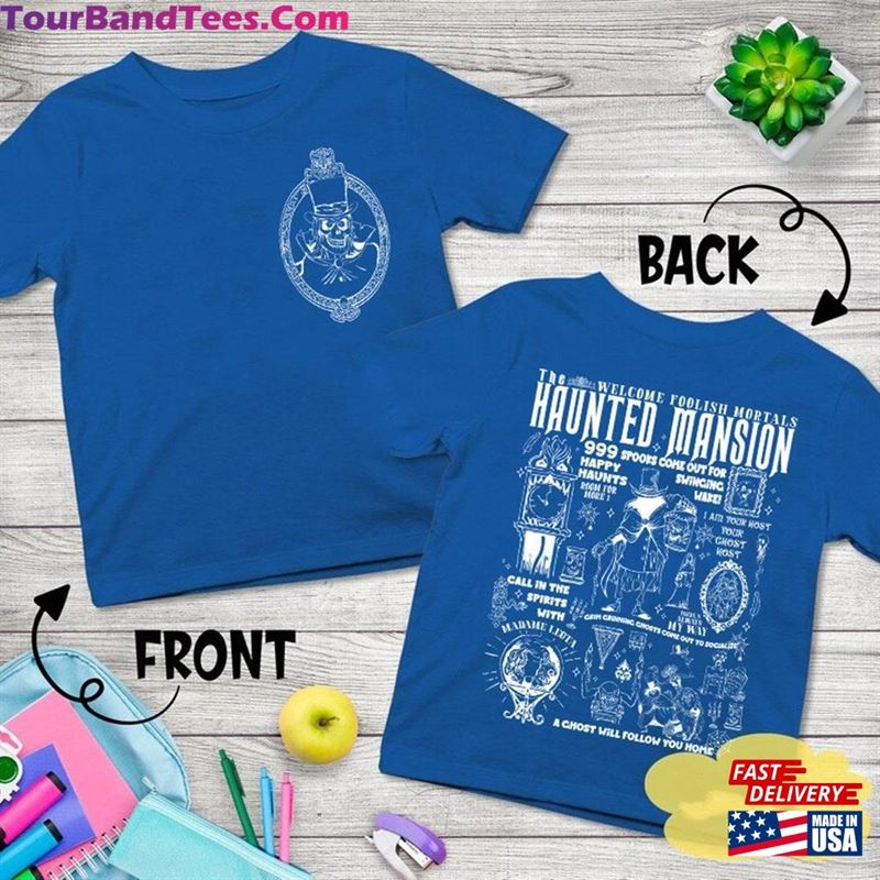 Haunted Mansion Shirt The Map Retro Halloween T-Shirt Unisex 29Uf122475 – Utopia Fashion