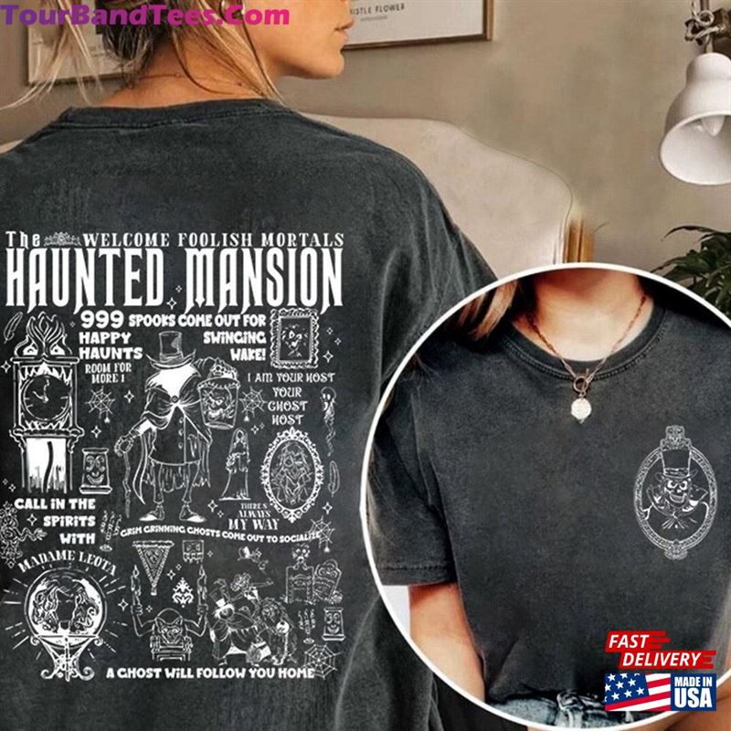 Haunted Mansion Shirt The Map Retro Halloween T-Shirt Unisex 29Uf122475 – Utopia Fashion