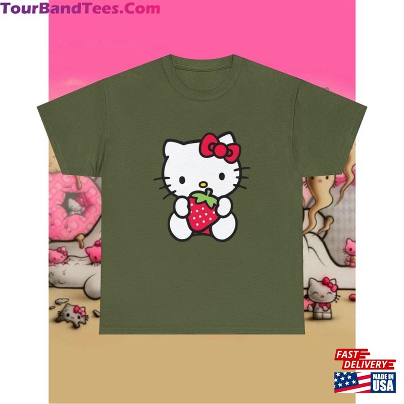 Hello Kitty Shirt Kawaii Tee Cute Gift Classic T-Shirt 29Uf123147 – Utopia Fashion