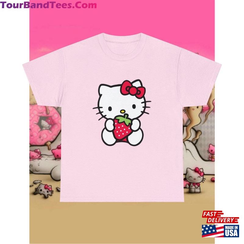 Hello Kitty Shirt Kawaii Tee Cute Gift Classic T-Shirt 29Uf123147 – Utopia Fashion