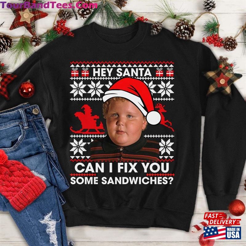 Hey Santa Can I Fix You Some Sandwiches Movie Quotes T-Shirt Thurman Merman Christmas Sweater For Fan Unisex Classic 29Uf118746 – Utopia Fashion