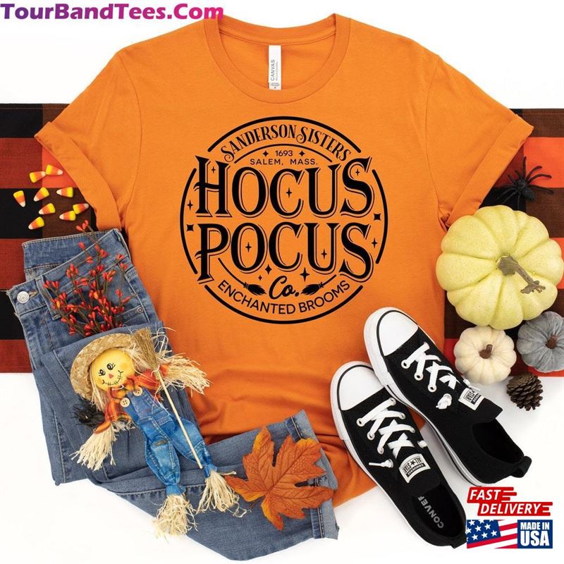 Hocus Pocus Sweatshirt Sanderson Sisters Shirt Enchanted Brooms T-Shirt Hoodie 29Uf123489 – Utopia Fashion