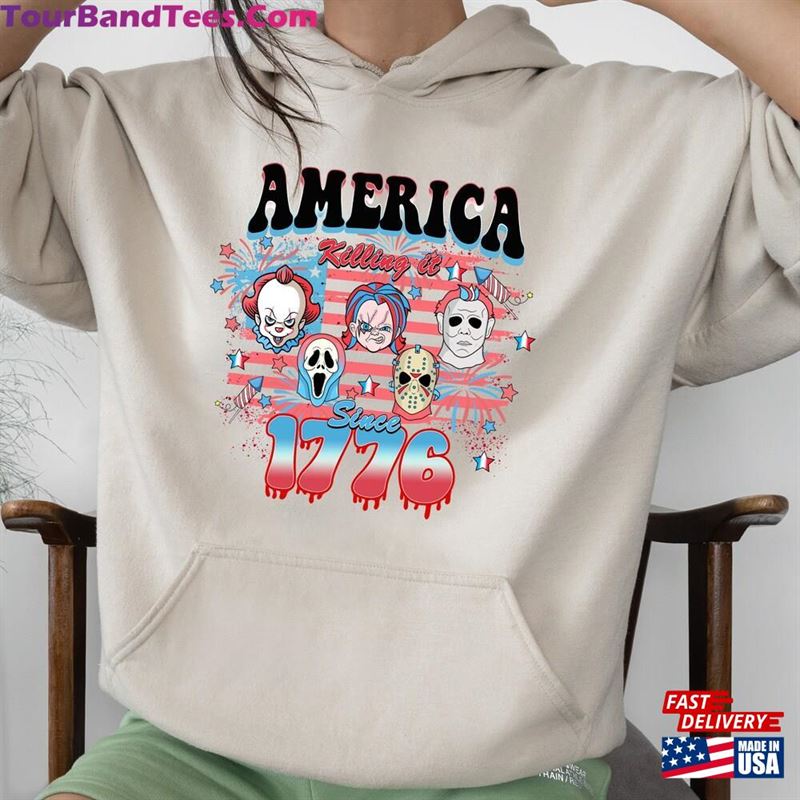 Horror 4Th Of July Hoodie Movie Sweatshirt Scary 29Uf123926 – Utopia Fashion