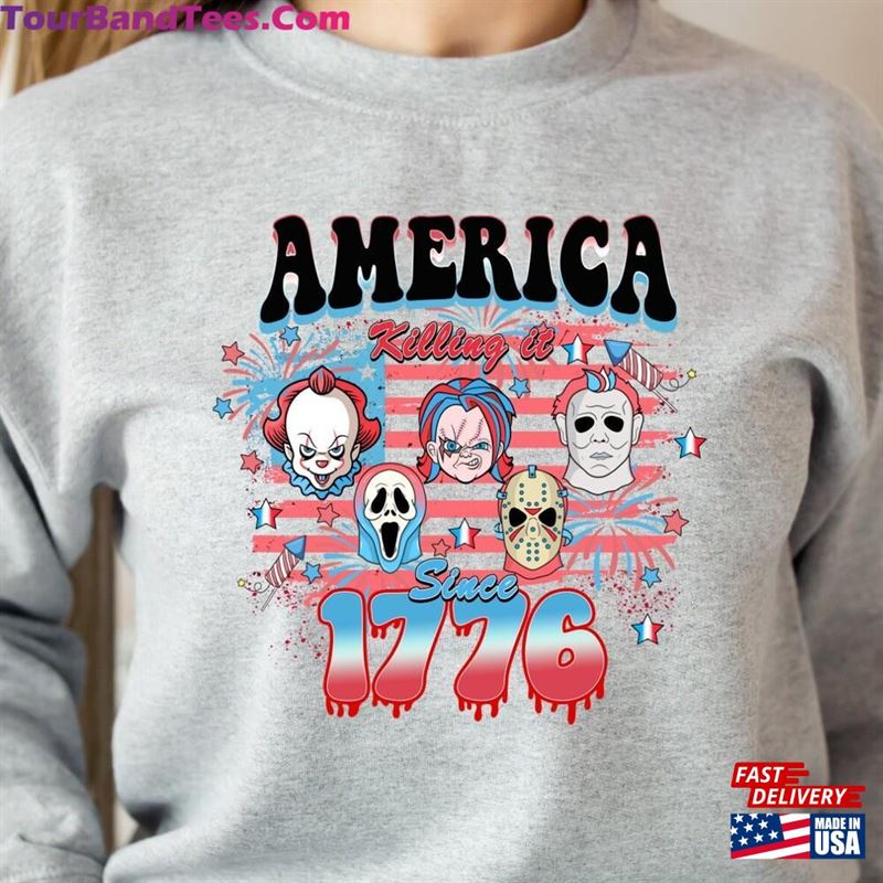 Horror 4Th Of July Hoodie Movie Sweatshirt Scary 29Uf123926 – Utopia Fashion