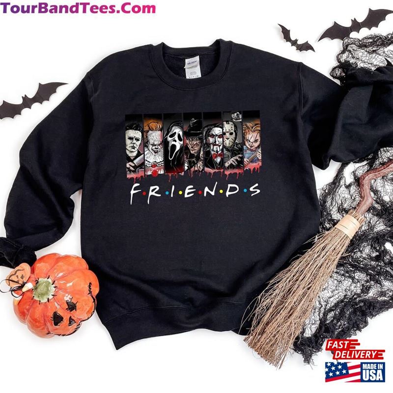 Horror Characters Friends Sweatshirt Halloween Shirt Hoodie Classic 29Uf131787 – Utopia Fashion