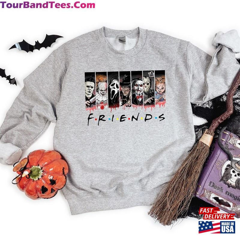 Horror Characters Friends Sweatshirt Halloween Shirt Hoodie Classic 29Uf131787 – Utopia Fashion