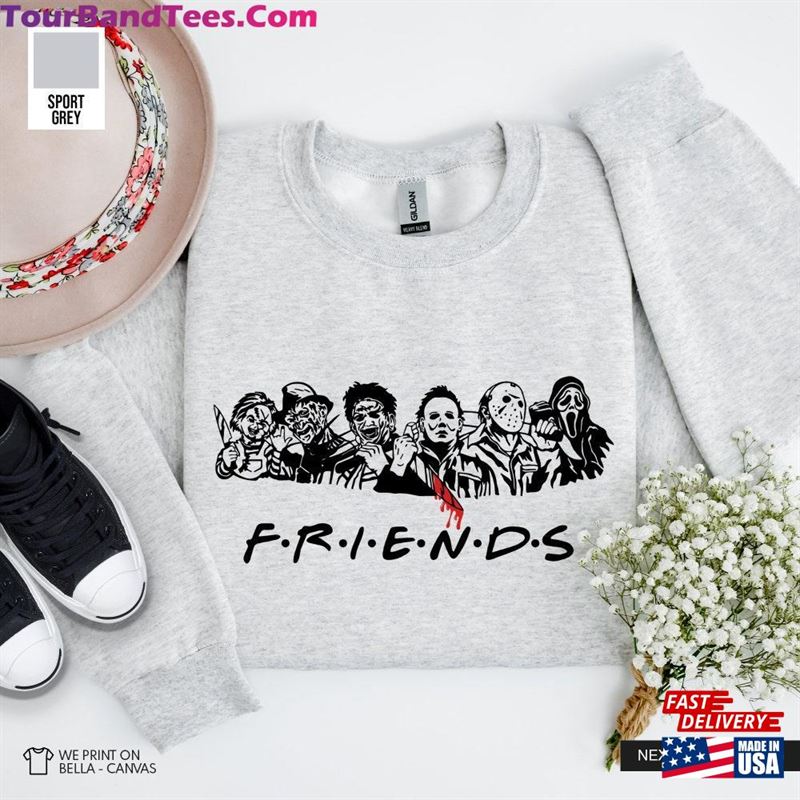 Horror Characters Friends Sweatshirt T-Shirt 29Uf122471 – Utopia Fashion