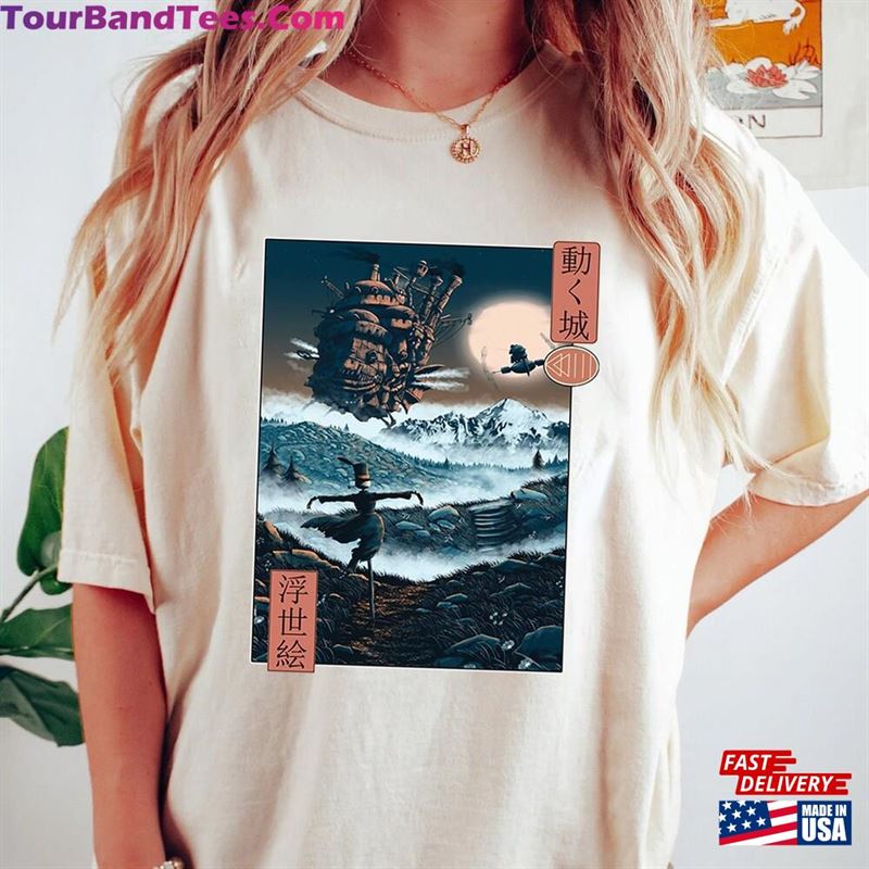 Howl’S Moving Castle And Sophie T-Shirt Classic 29Uf124352 – Utopia Fashion