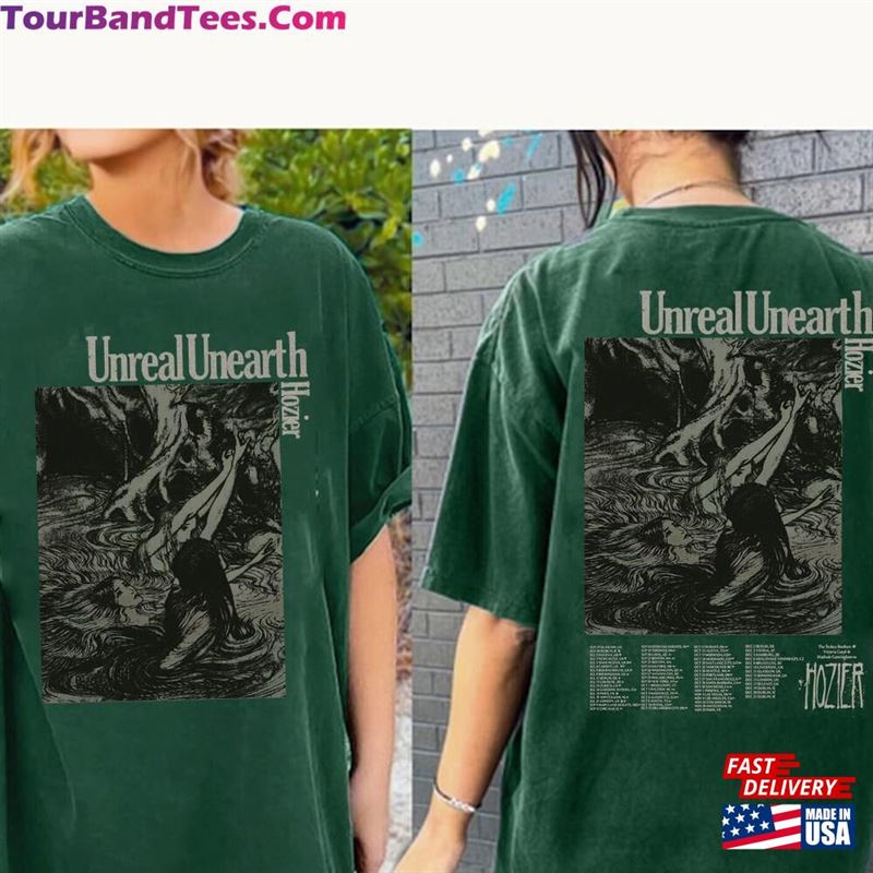 Hozier Unreal Unearth Full Dates Tour Shirt No Grave Can Hold My Body Down In A Week Unisex Sweatshirt 29Uf131731 – Utopia Fashion