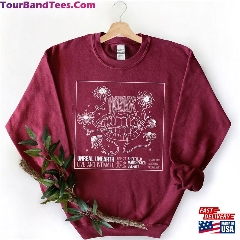 Hozier Unreal Unearth Tour Merch T-Shirt Sweatshirt Hoodie In A Week Take Me To Church 29Uf123970 – Utopia Fashion