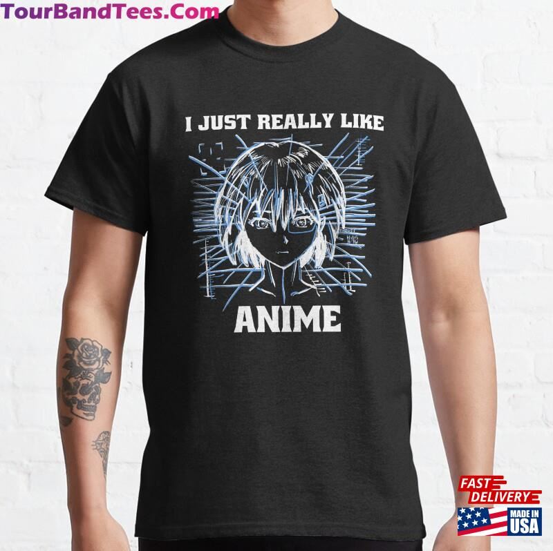 I Just Really Like Anime Funny Magical Lovers Short Haired Woman Gift Idea T-Shirt Classic Hoodie 29Uf122622 – Utopia Fashion